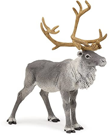 Papo - Tierfigur - Rentier, Geist des Hohen Nordens, Kinderspielzeug ab 3 Jahren - Entdeckung der Wintertraditionen und der Polartiere