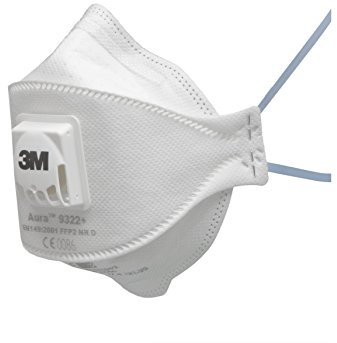 3M Aura Atemschutzmaske 9322+SV (5 pack)