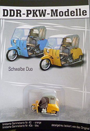 vielesguenstig-2013 DDR PKW-Modell - Simson Krause Duo orange - Nr.40