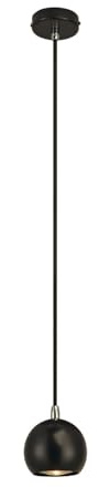 SLV LIGHT EYE 90® | Dimmbare LED Deckenleuchte, Hängeleuchte, Hängelampe, Pendelleuchte für Wohnzimmer, Bar, Esszimmer | Runde Decken-Lampe, Kugel-Design (Stahl, GU10, Ø8.9 cm)