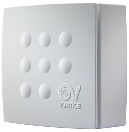 Aspiratore centrifugo parete/soffitto Vortice MICRO 100-90m³/h aspira su 4 lati 20/28W - 65/90mc/h