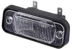 HELLA 2KA 005 049-011 Kennzeichenleuchte - Kennzeichenbeleuchtung - Anhänger - Halogen - 24V - Einbau - ECE - links/rechts