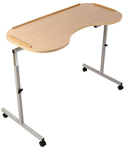 NRS Healthcare Table de Lit/Chaise Incurvée Réglable