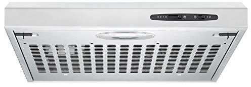 Cookology Visor Cooker Hood | 50cm Wall Mounted Kitchen Extractor Fan in Stainless Steel