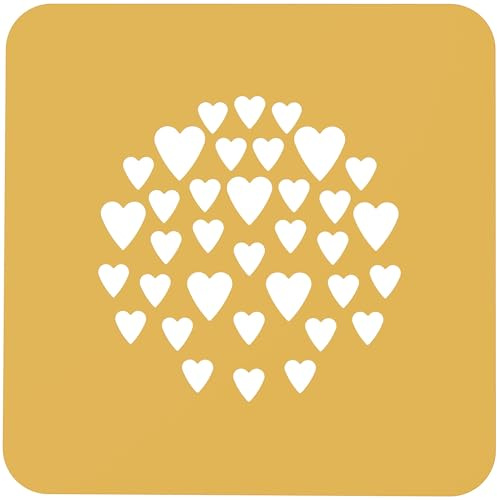 Silikomart - Stencil cuore per decorazione