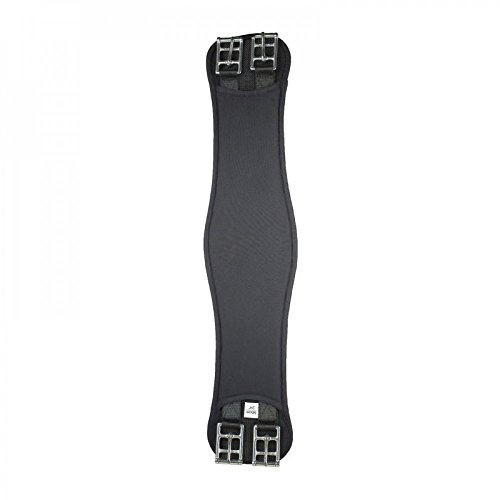 HORZE Neopren-Kurzgurt, Dressurgurt Aus Nylon Mit Neoprenüberzug In 40-150 cm Größe, Schwarz, Schwarz, 50