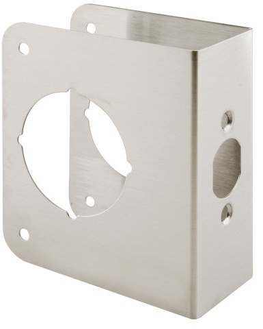 Defender Security U 9590 Door Reinforcer, Stainless Steel, 1 Pack