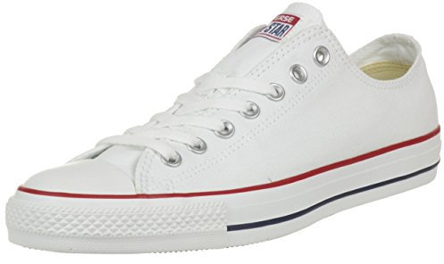 Converse All Star Low Trainers White Canvas - 8 UK