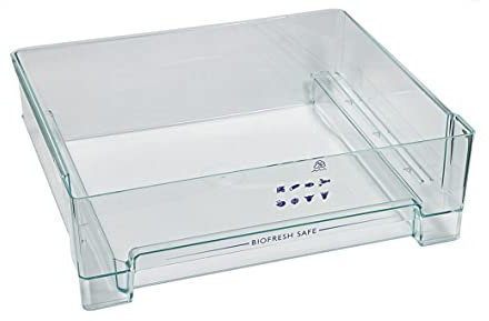 Liebherr 9791268 Gemüseschale Schublade Gemüsefach Kühlfach Kühlschublade Gemüseschublade Lebensmittelschublade Behälter Schale Fach Korb oben 480x148x410mm Kühlschrank Kühlgerät Kühlautomat