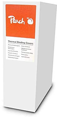 Peach Thermobindemappen - A4 - für 40 Blätter - 100 Stück - weiß - PBT406-04