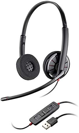 Plantronics Blackwire C320 Kits Oreillette Casque Arceau Tête USB