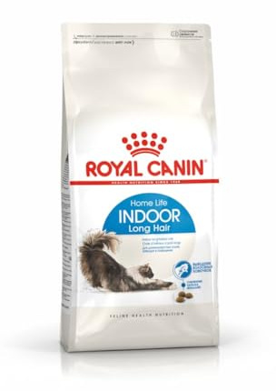 Royal Canin Indoor Long Hair | 400 g | Nourriture sèche pour Chats Adultes à Poils Longs | pour Les Chats Vivant à l'intérieur | Convient de la 1re à la 7e année