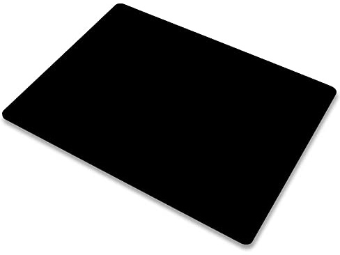 OcioDual Alfombrilla de Ratón Tela Rectangular 22 x 18 cm Negra Compatible con Ratones Láser y Ópticos Ordenador PC Portatil