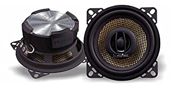 In Phase Car Audio XTC10.2 160W 4 XTC Series 2-Way Coaxial Speaker System, Glass Fibre Cone, Directional Rotary Tweeter, Easy Install