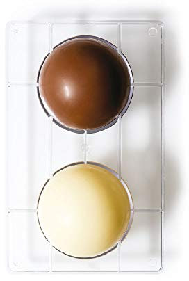 DECORA 0050086 PRALINENFORM HALBKUGEL Ø 100-275X15X22 MM