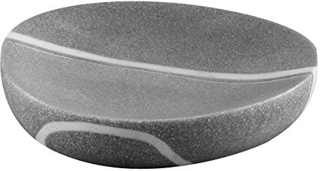 Zeller 18300 Seifenschale, Steinoptik, Poly 12 x 12 x 2.2 cm