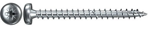 Fischer 652852 4,0 x 20 mm PZ Zink Power-Fast halbrund head-screw – Blau 20 Stück