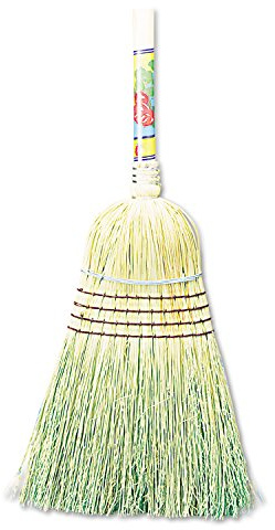 UNISAN Warehouse Broom, Corn Fiber Bristles, 42 Inch Wood Handle, Natural (932C)
