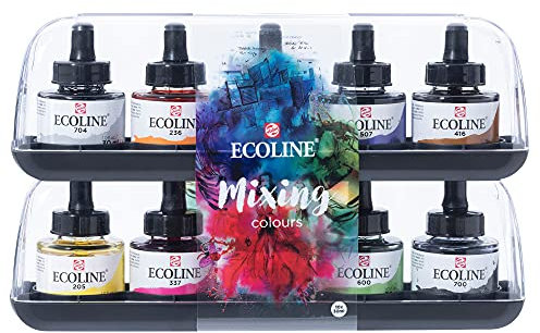 Ecoline Flüssig-Aquarellfarben-Mischset 10 x 30 ml (11259902)