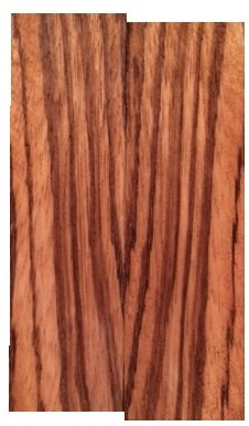 Zebrawood Knife Scales - 3/8x1.5x5 - 2 Pack