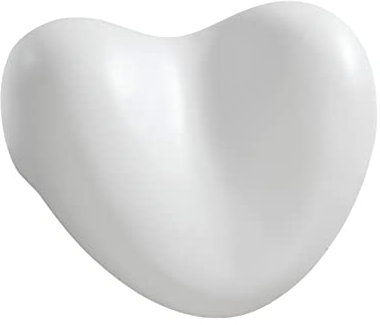 Wenko 18936100 Cuscino Testa e Cervicale Tropic Cuscino Vasca da Bagno, Pu, 20,5 x 11 x 25 cm, Bianco