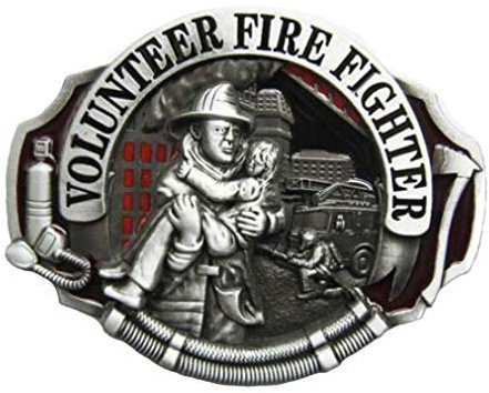 Buckle Feuerwehrleute Retten Leben, Feuerwehr, Gürtelschnalle