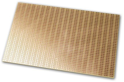 world-trading-net Platine 160x100mm, Lochraster Punkt-Ketten-Reihen
