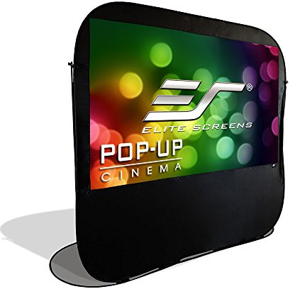 Elite Screens Pop-up Cinema 92-inch 16:9 Portable Outdoor Fast Folding Projector Screen Self Standing Ultra-Light Weight Movie Quick Collapsible Carrying Bag, US Based Company 2-Year Warranty -POP92H