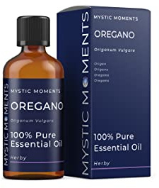 Mystic Moments Ätherisches Oregano Öl - 100ml - 100% Reines | Origanum vulgare verleiht Diffusoren, Ölmischungen und Duftformulierungen ein kräftig-kräuteriges, würziges Aroma.