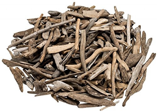 NaDeco Treibholz in Natur, Packung mit ca. 250-350g, ca. 3-7 cm | Drift Wood | Dekoholz | Driftwood | Schwemmholz | Wood | Maritime Dekoration | Bastelholz | Maritme Dekoration | Naturdekoration