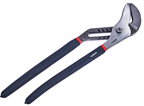 Amtech 16 Heavy Duty Water Pump Pliers, Drop Forged & Heat Treated Steel, Adjustable Slip Joint with Serrated Jaws for Secure Grip on Pipes, Nuts & Fittings