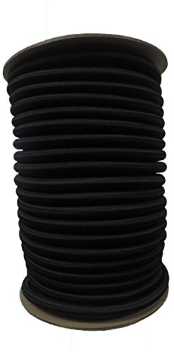 APCC 1/2 x 50 FT. Shock Cord - BLK