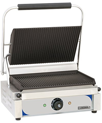 Casselin CGPRR - Grill panini plaques rainurée - rainurée