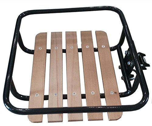 Lastpak Porte-bagages avant pour vélo hollandais Noir En bois