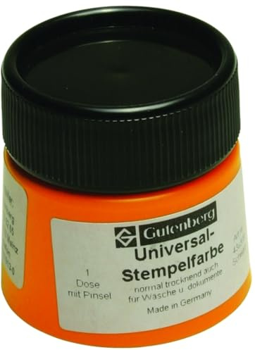 Gutenberg Stempelfarbe Universal 30ml schwarz