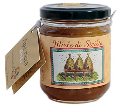 Miele Ape Nera Sicula Amodeo Carlo 250gr (Millefiori Vulcano)
