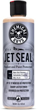 Chemical Guys JetSeal Anti-Corrosion Sealant & Paint Protectant - Advanced Car Paint Sealant for Trucks, Motorcycles, SUVs & RVs, Provides Durable Protection & High Gloss Finish, 16 oz