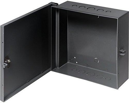 Arlington Industries EB0708BL-1 Electronic Equipment Enclosure Box (Pack of 1), 7 x 8 x 3.5, Black