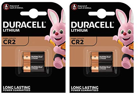 4 X Duracell Ultra Photo DLCR2 3 V Lithium Batteries - 2 Packs of 2