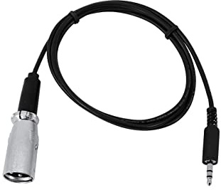EUROLITE DMX-Adapter IN Klinke 3,5/XLR 1m | DMX-Adapterkabel für PST-3