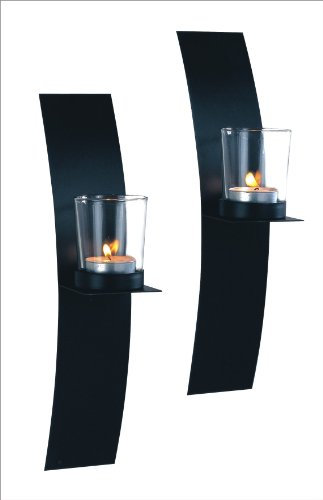 Markenlos Benelando Wandkerzenhalter/Kerzenhalter im 2er Set
