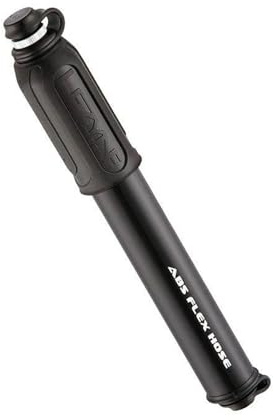 LEZYNE HV Drive Bicycle Hand Pump | High-Volume 90 PSI Bike Pump, CNC Aluminum, Overlapping Composite Matrix Handle, Presta & Schrader Compatible, Includes Frame Mount, Gloss Black, Small
