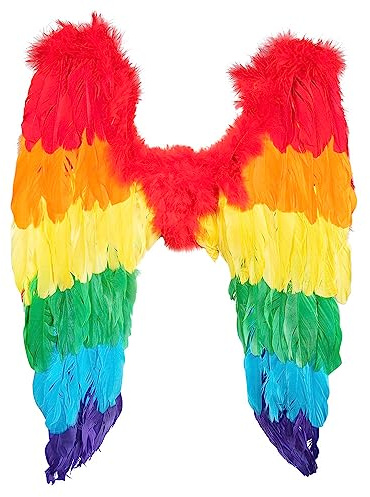 Boland - Federflügel Engel, Größe 50 x 50 cm, Amor, himmlischer Bote, Accessoire, Christkind, Kostüm, Mottoparty, Karneval