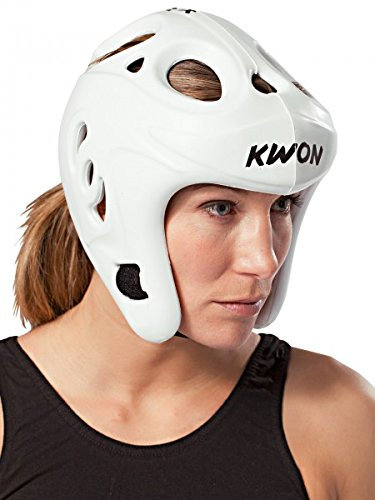 Kwon Shocklite Kopfschutz CE in 5 Farben, weiß, Gr. L/XL