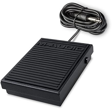 M-Audio SP-1 - Universal Sustain Pedal / Dämpferpedal für Keyboards, Schwarz