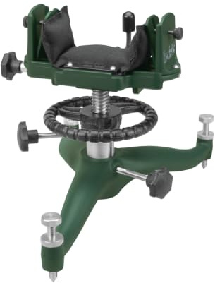 Caldwell The Rock BR Competition Shooting Rest | Verstellbare Höhe und Windung, anpassbarer Fronttaschenhalter, Rückstoßreduzierung. Gusseisen