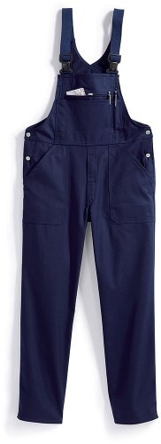 BP Cotton Plus 1409-720-10 Latzhose - Verstellbarer Bund - Dehnbare Hosenträger mit Kunststoff-Clip-Verschlüssen - 65% Baumwolle, 35% Polyester - Normale Passform - Größe: 54 - Farbe: dunkelblau