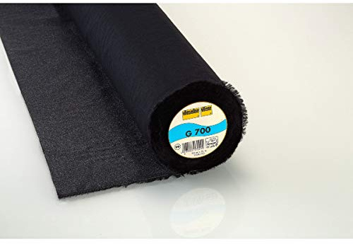 Vlieseline Gewebeeinlage, schwarz, 0,9 m x 1 m, 5329-007846, 0,9 m x 1,0 m