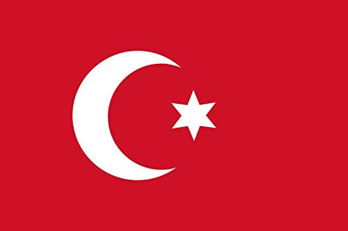 magFlags Drapeau XL Egypt 19th Century 6point | Egypt Under Ottoman Rule in The 19th Century | علم علم مصر في الق