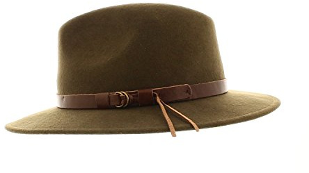 Votrechapeau – Sombrero de fedora – de Fieltro, plegable – de Savoyard verde 61 cm